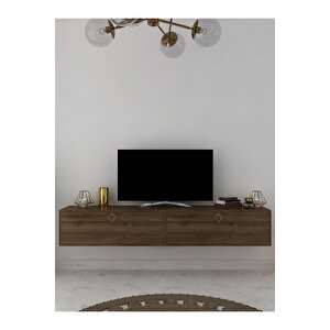 Duvara Monte Tv Sehpası Cevi̇z S6201-2