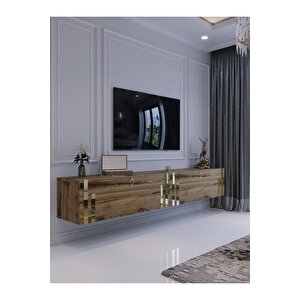 Duvara Monte Tv Sehpası Çirağan Gold G6300-3
