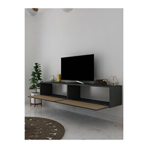 Duvara Monte Tv Sehpası Antrasi̇t Hazeran S6201-7