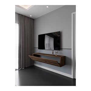 Duvara Monte Tv Sehpası Cevi̇z S6205-2