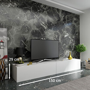 İdeal Tv Ünitesi Q7815-1 Beyaz