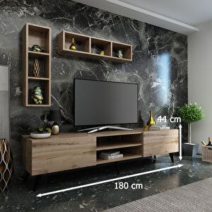 İdeal Tv Ünitesi + Duvar Rafı Q7005-3 Çırağan