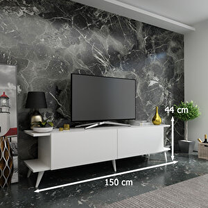 İdeal Tv Ünitesi Q7813-1 Beyaz