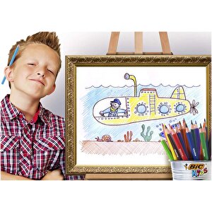 Bic Evolution Metal Tüp Kuru Boya Kalemi 36 Renk