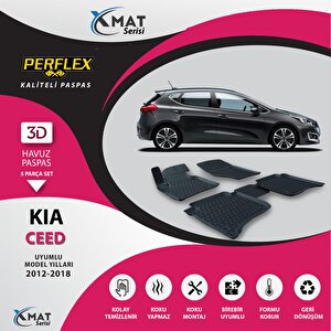 Perflex Paspas 3d Havuzlu X-mat Ceed 2012-2018