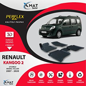 Perflex Paspas 3d Havuzlu X-mat Kangoo 2 2007-2020