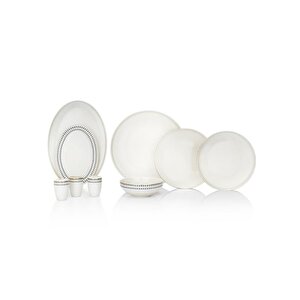 Adel Self 56 Parça Bone Porselen Yemek Takımı Gld04