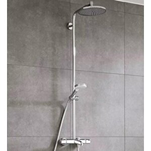 Crometta S240 1 Jet Duş Kolonu Gagalı