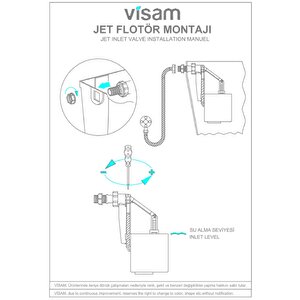 Visam 1/2 Jet Flotör 652.002