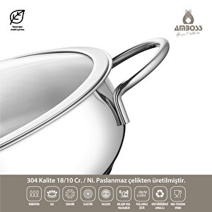 Amboss Stone 6 Parça Mini Derin Tencere Seti - Stn-5681