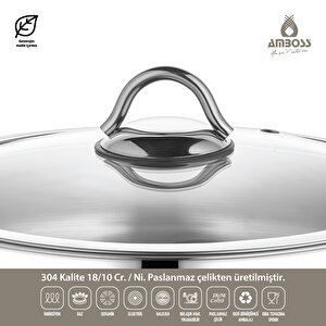 Amboss Stone 6 Parça Mini Derin Tencere Seti - Stn-5681