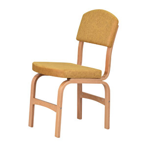 Vilinze Ege Sandalye Avanos Yuvarlak Ahşap Mutfak Masası Takımı - 90x90 Cm