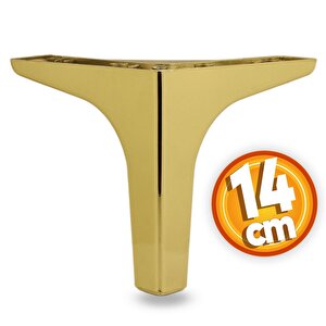 Sedef Lüks Mobilya Kanepe Sehpa Tv Ünitesi Koltuk Ayağı 14 Cm Gold Ayak 4 Adet