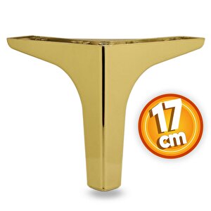 Sedef Lüks Mobilya Kanepe Sehpa Tv Ünitesi Koltuk Ayağı 17 Cm Gold Ayak 4 Adet