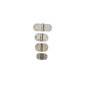ALEMİNYUM 3 CM EKO OVAL  MENTESE 30 X 55 X 1.5 MM / 10 ADET