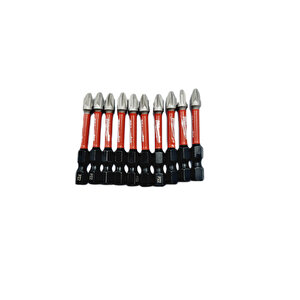 Milwaukee Bits Yıldız Uç Vidalama Matkap Ucu Ph2 x 50mm -10 Adet