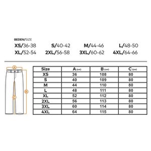 Kot İş Takımı Likralı Kot Pantolon Ve Reflektörlü Kapitoneli  İş Yeleği Kışlık Myform Marka 9129-2150