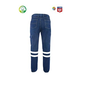 Kot İş Takımı Reflektörlü Pantolon Ve Reflektörlü İş Montu Kapitoneli Kışlık Myform Marka 3110-2136