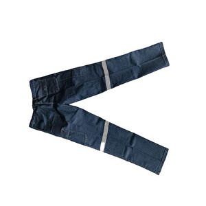 Kot İş Pantalonu Full Lycra Reflektörlü Mavi Renk XXL
