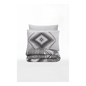 Ethnic Tek Kişilik Complete Set Delos Antrasit