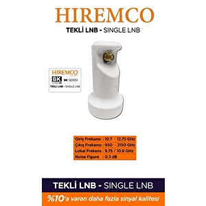 Hiremco Tekli Single Lnb Ultra Hd 8k