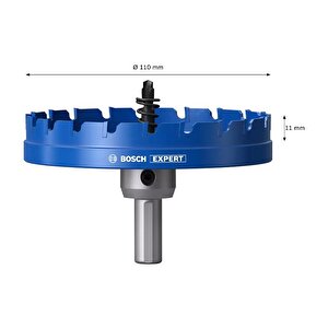 Expert 110 Mm Elmaslı İnox Panç Adaptörlü 2608901450