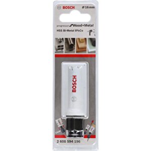 Metal Ve Ahşap 16 Mm Hss Bi-metal %8 Kobaltlı Delik Testeresi Bosch 2608594196