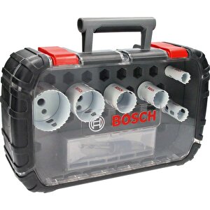 20 - 64 Mm Ambalaj Ödüllü Çantası İle 9 Parça Metal Ve Ahşap Panç Seti Bosch 2608594189