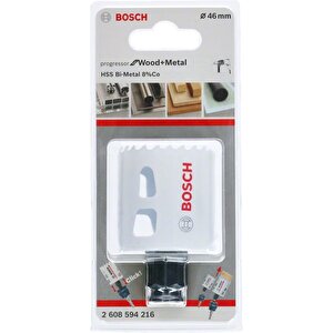 Metal Ve Ahşap 46 Mm Hss Bi-metal %8 Kobaltlı Delik Testeresi Bosch 2608594216