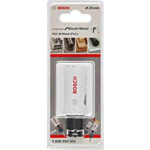 Metal Ve Ahşap 25 Mm Hss Bi-metal %8 Kobaltlı Delik Testeresi Bosch 2608594203