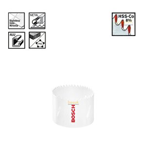 Bosch Bi-metal 56 Mm Delik Açma Testeresi 2608580489