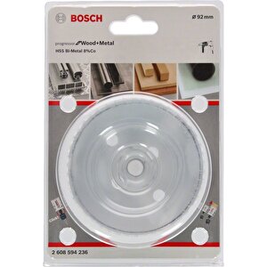 Metal Ve Ahşap 92 Mm Hss Bi-metal %8 Kobaltlı Delik Testeresi Bosch 2608594236