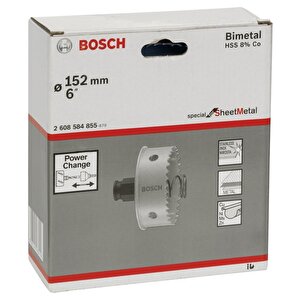 Paslanmaz-i̇nox İçin Hızlı Kesim 152 Mm Panç Hss %8 Co Bosch 2608584855