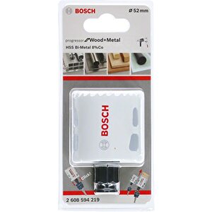Metal Ve Ahşap 52 Mm Hss Bi-metal %8 Kobaltlı Delik Testeresi Bosch 2608594219
