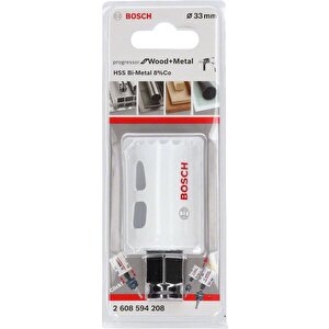 Metal Ve Ahşap 33 Mm Hss Bi-metal %8 Kobaltlı Delik Testeresi Bosch 2608594208