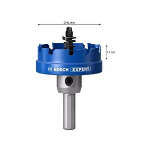 Expert 51 Mm Elmaslı İnox Panç Adaptörlü 2608901434