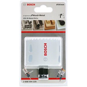 Metal Ve Ahşap 64 Mm Hss Bi-metal %8 Kobaltlı Delik Testeresi Bosch 2608594225