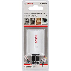 Metal Ve Ahşap 30 Mm Hss Bi-metal %8 Kobaltlı Delik Testeresi Bosch 2608594206