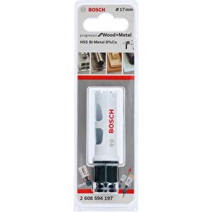 Metal Ve Ahşap 17 Mm Hss Bi-metal %8 Kobaltlı Delik Testeresi Bosch 2608594197