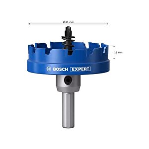 Expert 61 Mm Elmaslı İnox Panç Adaptörlü 2608901440