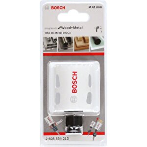 Metal Ve Ahşap 41 Mm Hss Bi-metal %8 Kobaltlı Delik Testeresi Bosch 2608594213