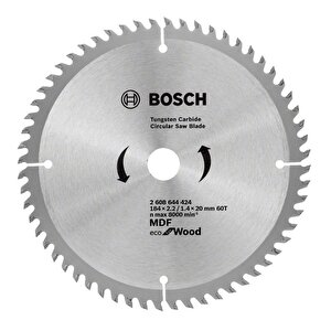 Ekonomik 184x20 Mm 60 Diş Ahşap Daire Testere 2608644424