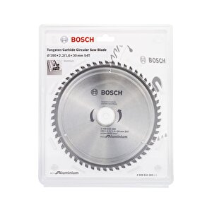 Bosch Eco 190*30mm 54 Diş Alüminyum Daire Testere Bıçağı 2608644389
