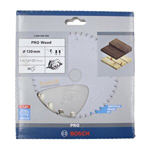 Bosch Optiline 130x20/16 Mm 20 Diş Ahşap Daire Testere 2608640582
