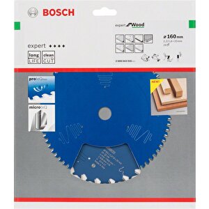 Bosch Ahşap Daire Kesme Bıçağı 160*20 Mm 24 Diş Expert 2608644016