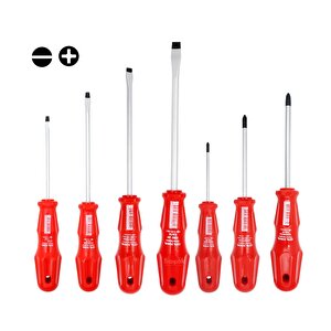 4000m/7st1 Düz Yıldız Tornavida Takımı 7 Parça