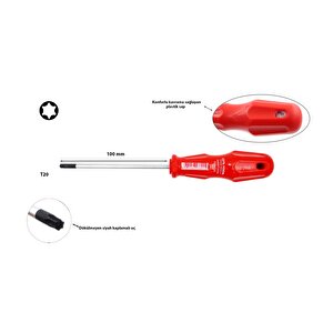 T20 X 100 Mm Torx Tornavida 4400/t20m