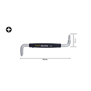 Ph1 X Ph2 Yıldız Uçlu Z Tornavida 100 Mm Z/12