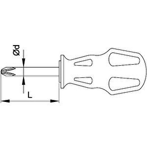 Ceta Form Ph 1 X 25 Mm Topaç Yıldız Tornavida