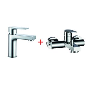 Sharp İkili Lavabo Ve Banyo Bataryası Seti Sr1500+sr2510